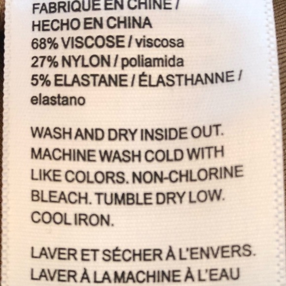 Rafaella /NWT/ Women’s pull on pants comfort fit stretch waistband / tan /size 8 - Picture 8 of 9